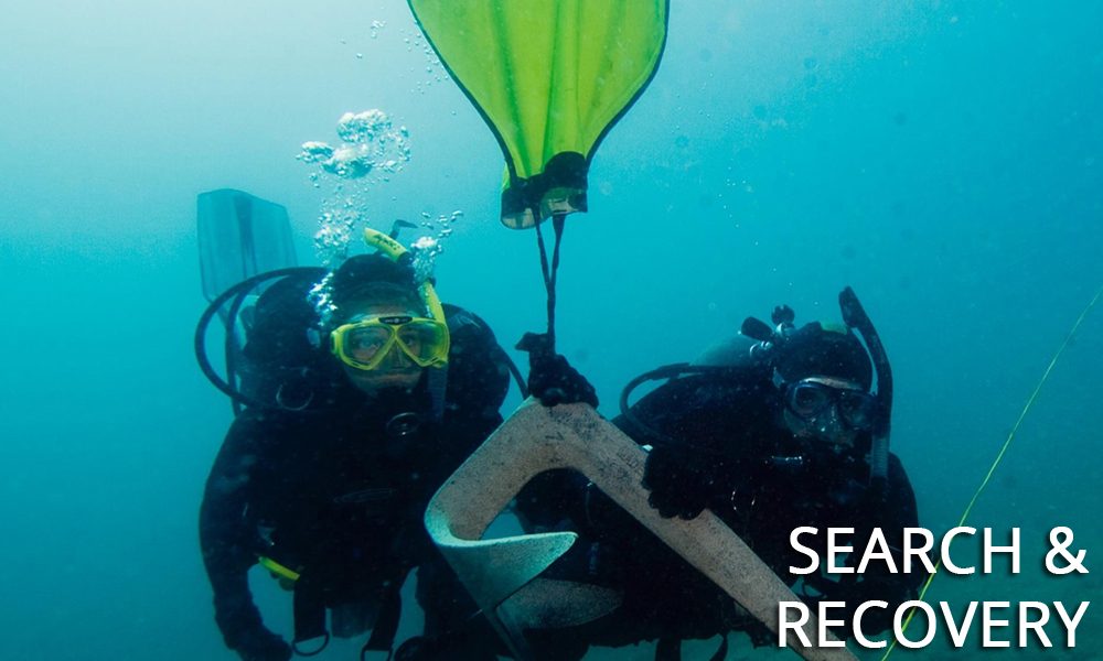 Search and Recovery dive sites in tenerife